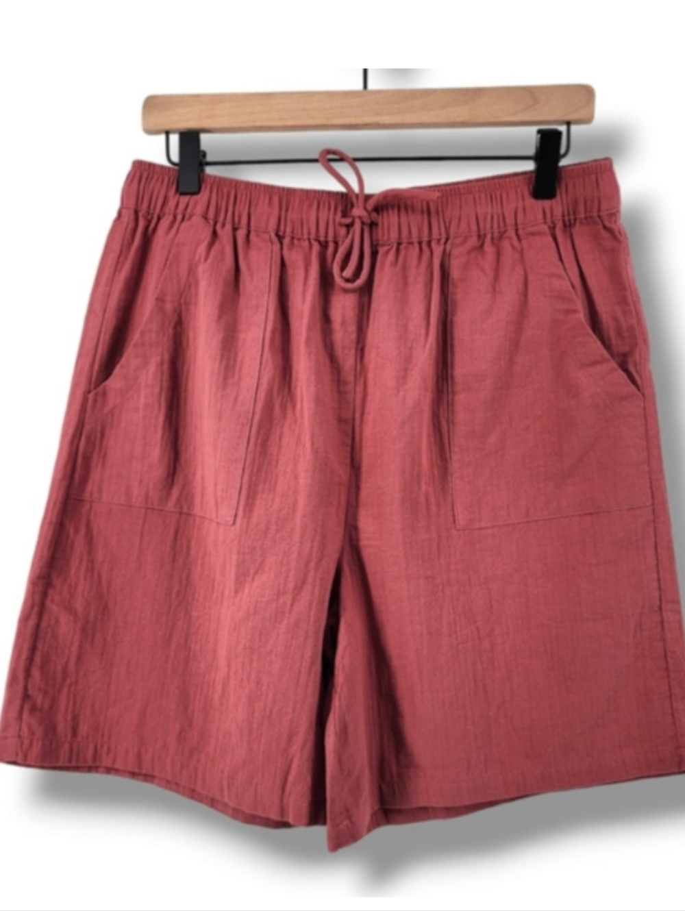 Saturday Sunday Anthropologie Salmon‎ Casual Lounge Cotton Shorts